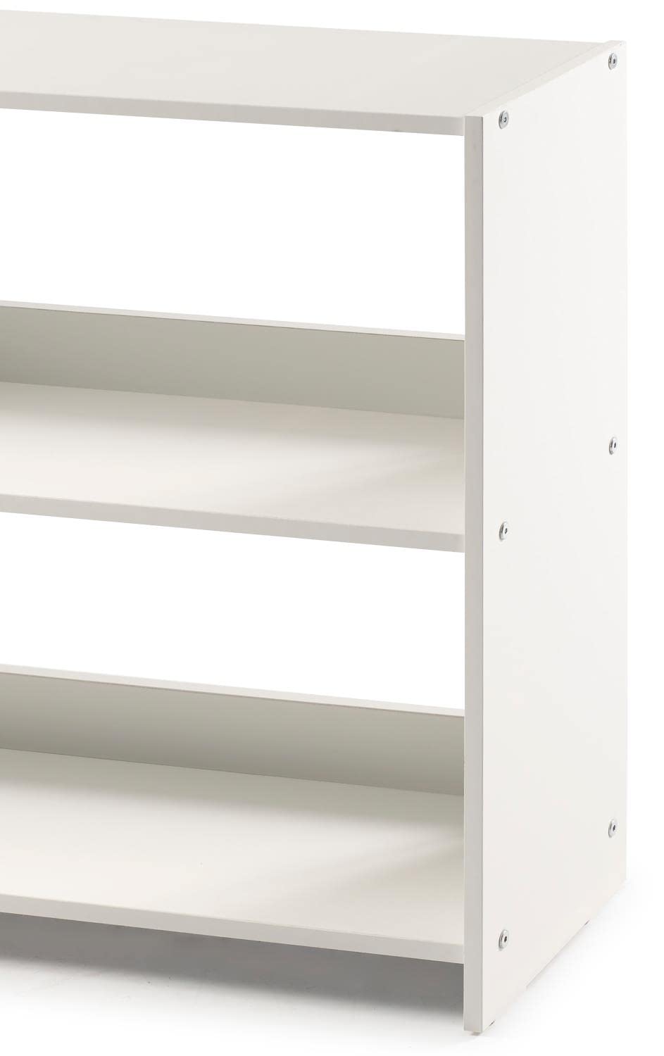 Donco Kids Low Loft Bookcase Shelf White (5000-Cw)